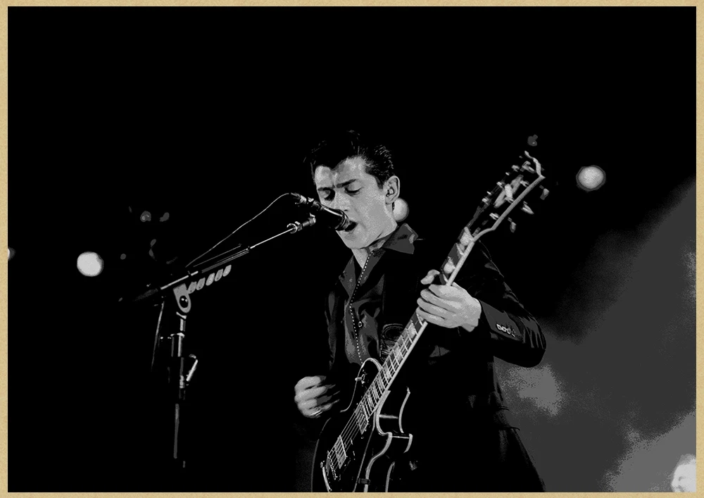 Рок-Группа Arctic Monkeys крафт-бумага плакат настенный домашний бар плакаты домашний декор