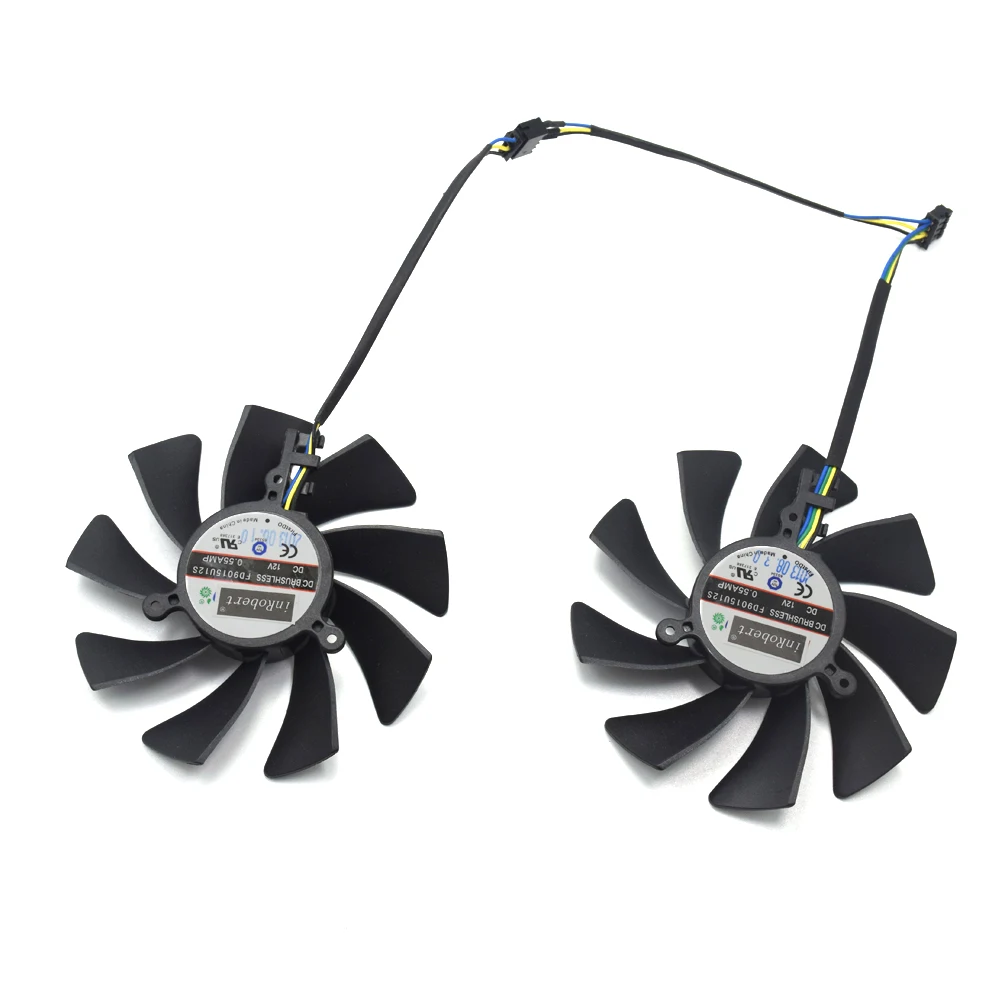 Firstd 85 мм FD9015U12S 4Pin DC 12 В Вентилятор охлаждения Замена для XFX HD7950 HD 7970 7950 Dual-X Видеокарта кулер вентилятор