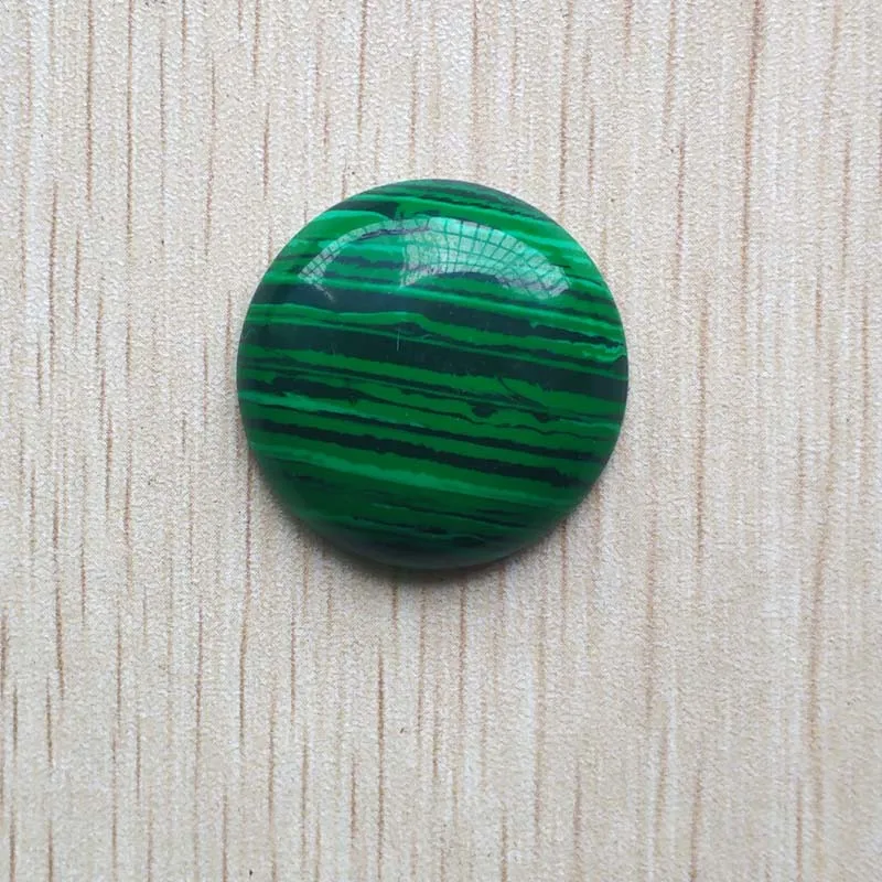 malachite 12 шт./лот, новая мода, натуральный камень, смешанный круглый кабошон, бусины 30 мм для изготовления ювелирных аксессуаров - Цвет: malachite
