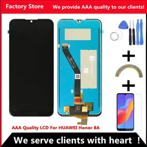 aaa quality lcd with frame for huawei honor play 8a lcd display screen for honor 8a lcd screen with frame jat l29 jat l01 l21 free global shipping