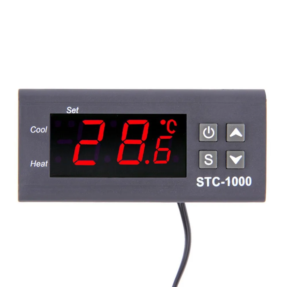 

STC-1000 Digital Temperature Controller Thermostat Aquarium Incubator Cold Chain Temp Laboratories Temperature Instrument