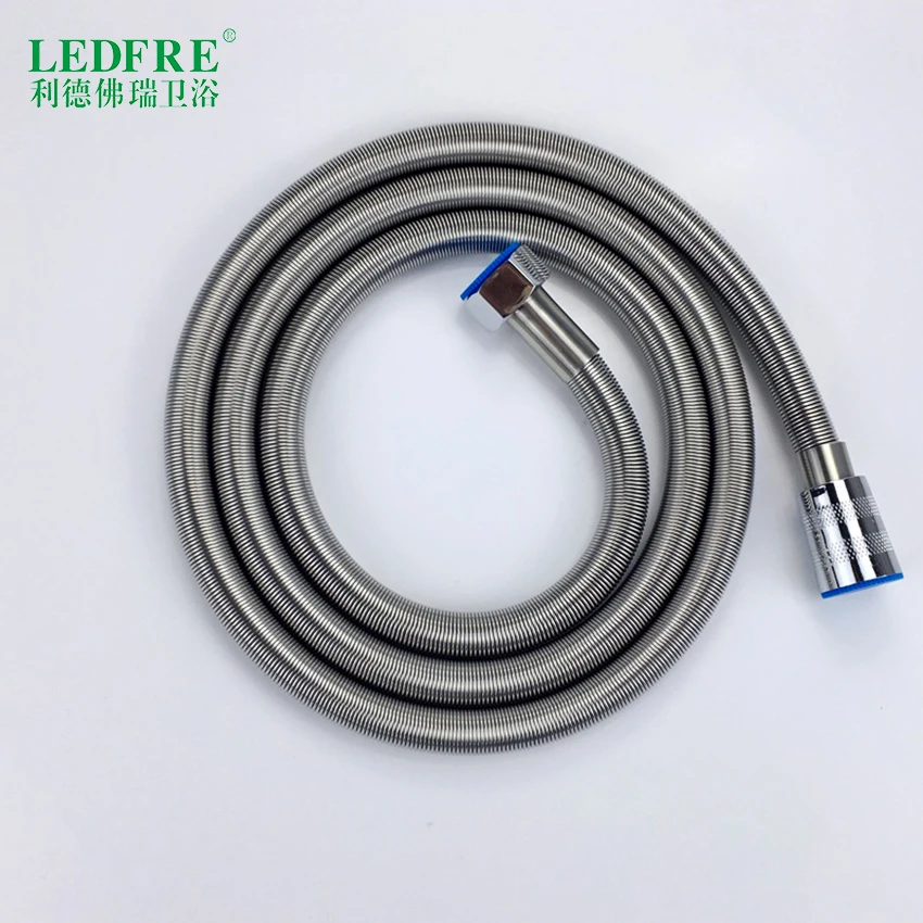 LF13001-150CM G1/"* G1/2" высококачественный пружина из нержавеющей стали шланг для душа сантехника шланг Аксессуары для ванной комнаты ПВХ шланг