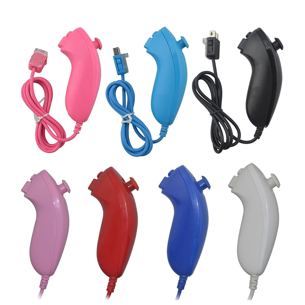 Контроллер Nunchuck проводной контроллер ручные Джойстики контроллеры геймпад с