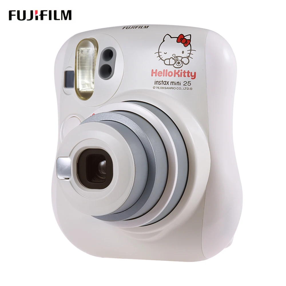 Fujifilm Instax Mini 25 Kitty and Cherry White камера для Fuji Instan фильм фото|Плёночные и моментальные