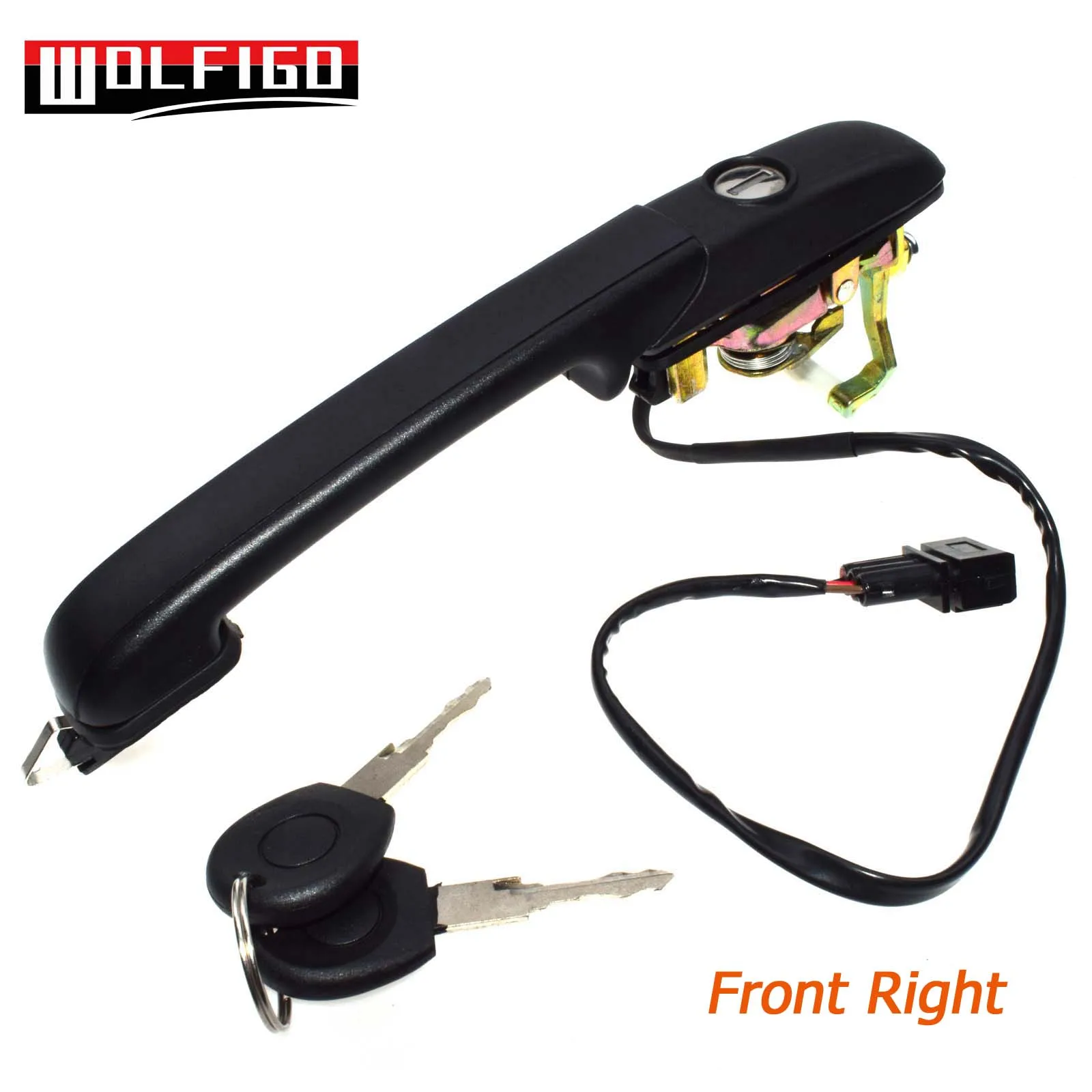 WOLFIGO 1 шт. ручка для наружной двери передний и задний водителя VW Sedan Passat 3A0837207C 3A0837208C