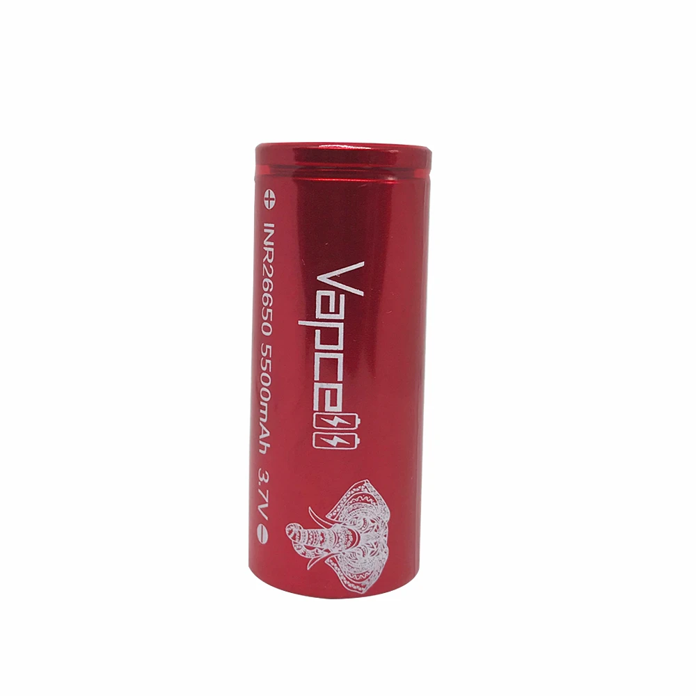 2 шт. Новый Vapcell 26650 5500 мАч 20A литий-ионная батарея 3 7 в перезаряжаемая для