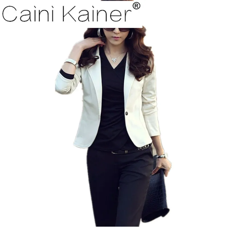 Одежда женщин куртка 2017 весной и осенью Женщин костюм тонкий дизайн пиджак