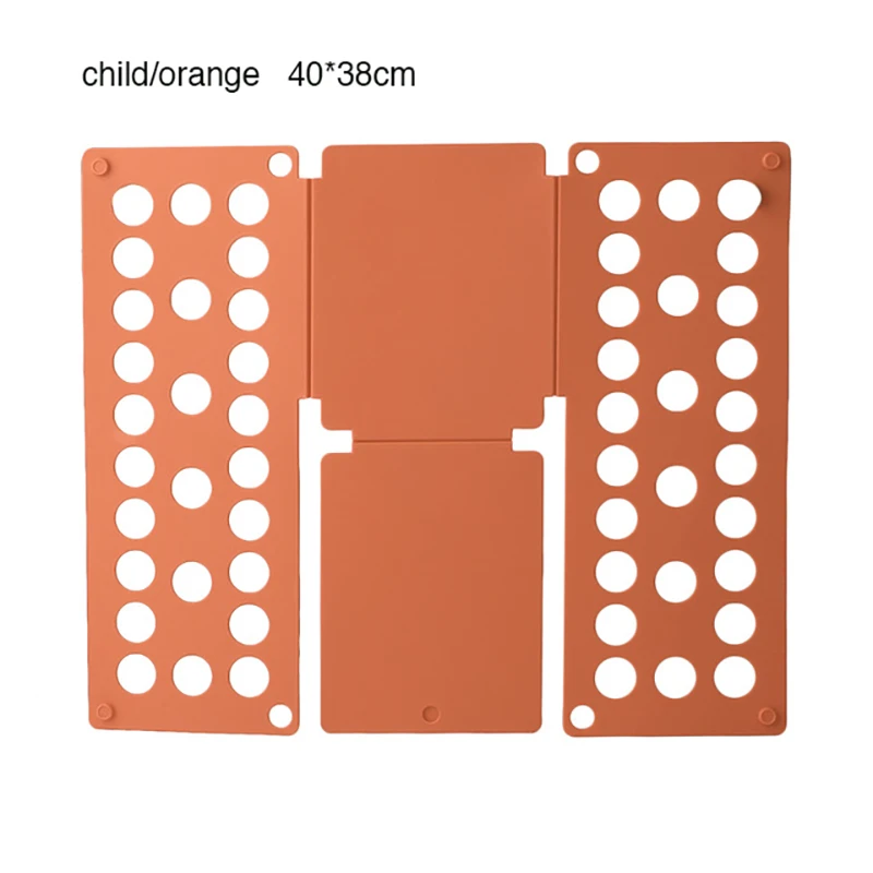 ChildOrange Для взрослых и детей, Волшебная Одежда, папка, футболки, джемперы, органайзер, легко и быстро для детей, чтобы сложить одежду, одежда, прищепки, складная доска - Цвет: ChildOrange