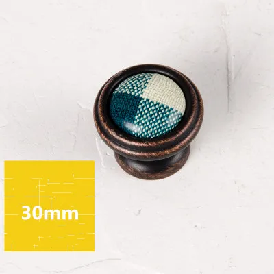 M 30mm knob 96 128 мм американская Ретро сельская керамика Кухонный шкаф дверная ручка черный античный медный ящик шкаф ручка " ORB - Цвет: M 30mm knob
