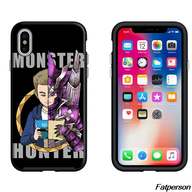 MONSTER HUNTER WORLD Black soft Silicone TPU Phone Case Cover For Apple iPhone X 8 8plus 7 7plus 6 6splus 5 5s SE Coque cases | Мобильные