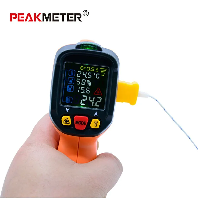 PEAKMETER Цифровой температурный testPM6530 серия Бесконтактный инфракрасный термометр