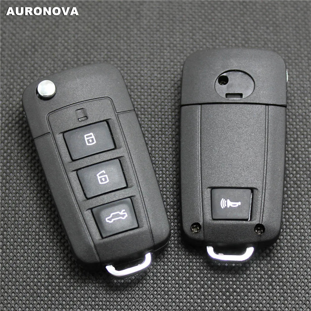 Чехол для складных ключей AURONOVA обновленный чехол Kia Cerato 3 + 1 задней кнопки