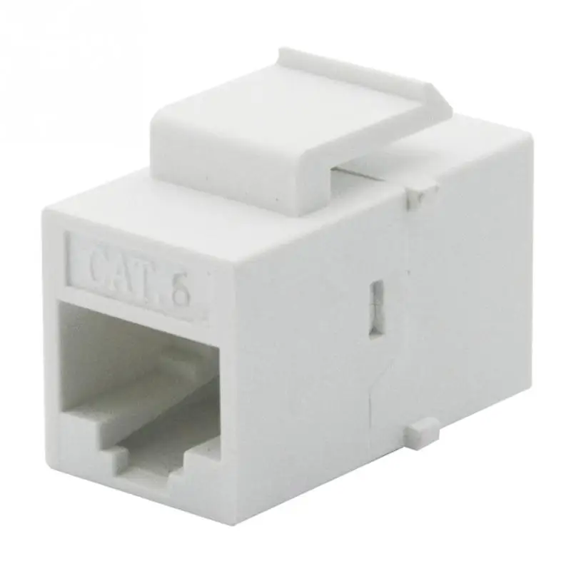 5 шт./компл. CAT6 RJ45 гнездовой соединитель Вставной разъем адаптера для настенной