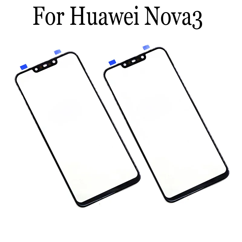 

Replacement Parts For Huawei Nova 3 Touch Screen Outer LCD Front Panel Screen Glass Lens Cover HuaweiNova3 Without Flex Cable