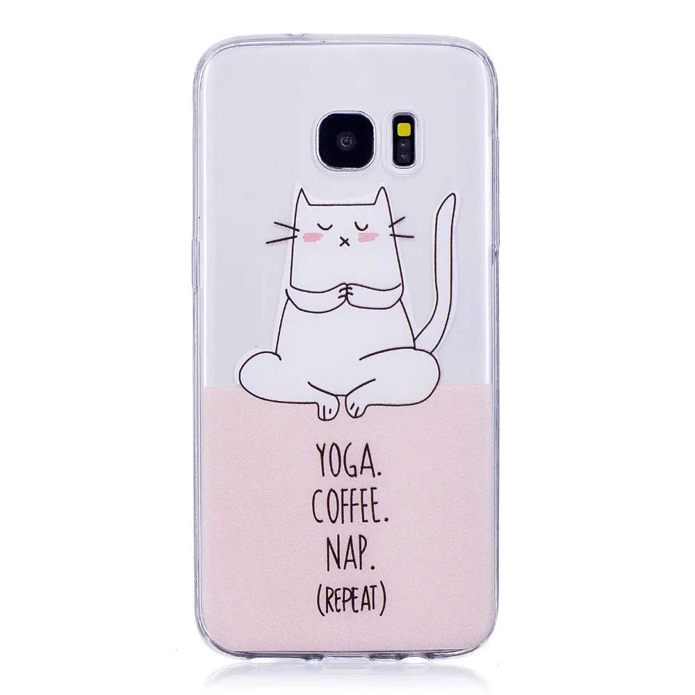 Задняя крышка с изображением единорога пони цветка панды для Samsung S8 plus Note 8