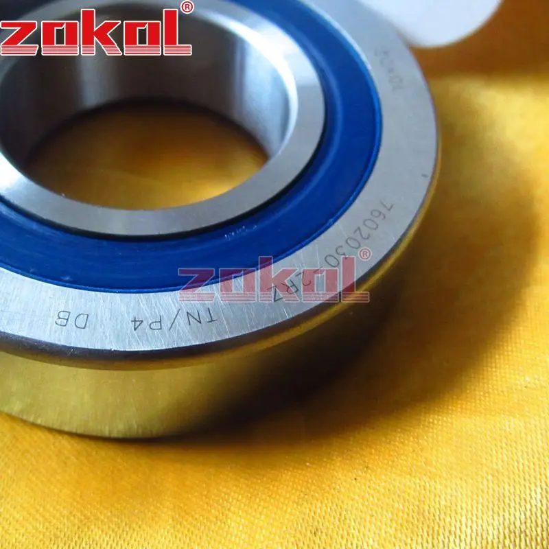 Подшипник ZOKOL 7602030 TN 2RS P4 TBT C 760206 2RSTBT осевой радиально упорный шарикоподшипник 30*62*16