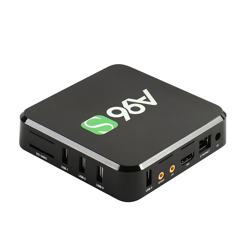 Новинка 2017 года a96s Android Умные телевизоры Box Amlogic s905x 4 ядра 6.0 2 ГБ/8 ГБ HDMI 2.0 WI FI К 16.1