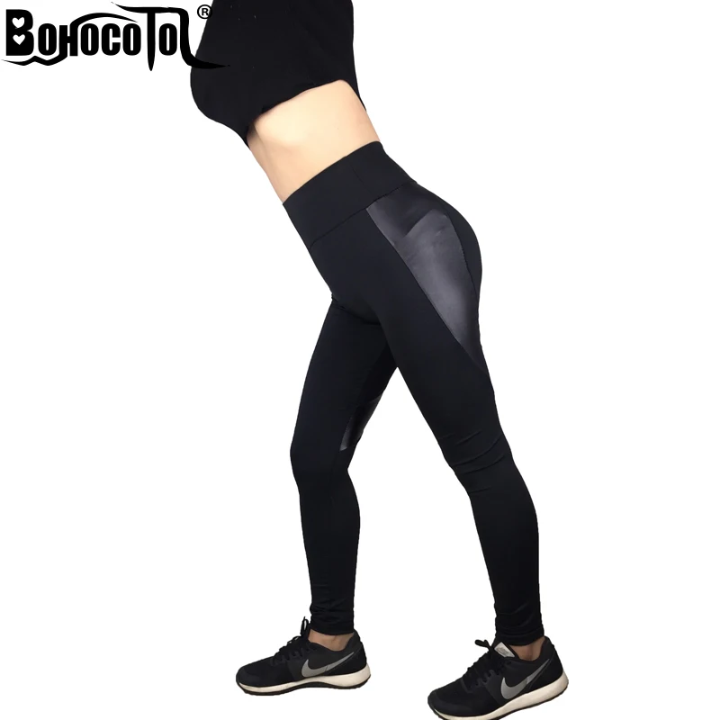 

2018 Новая мода Splice женские талии фитнес леггинсы, стрейч брюки леггинсы Женская Летняя обувь mujer cintura a