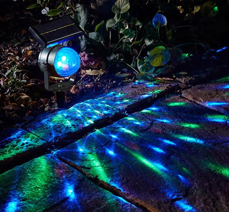 Водонепроницаемый Открытый Солнечный Мощность газон лампы светодиодный пятно