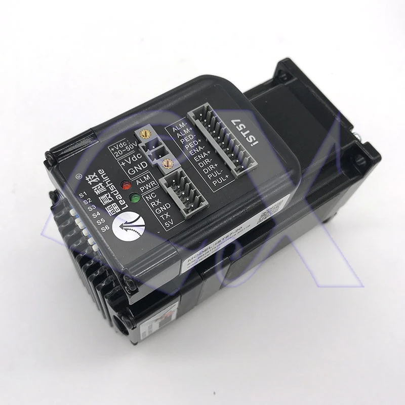 Оригинальный Leadshine NEMA23 закрытый цикл интегрированный Серводвигатель Машина ISS57 10