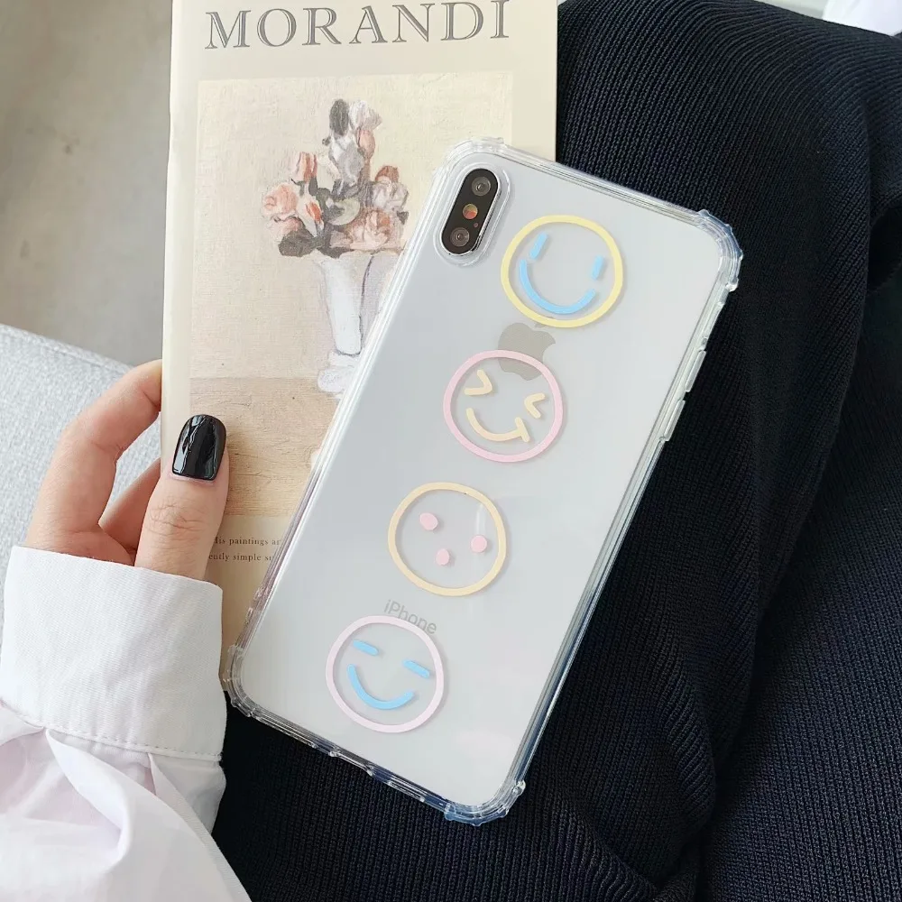 ORYKSZ Cute Cartoon Phone Case For iPhone X XSMax 8 7 6 s Plus Ultra Thin Slim Soft Cover XR Coque Fundas Capa |