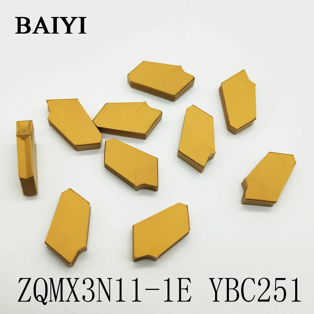10 шт. ZQMX3N11 1E YBC251 карбидная вставка SP300 металлический токарный станок Инструменты