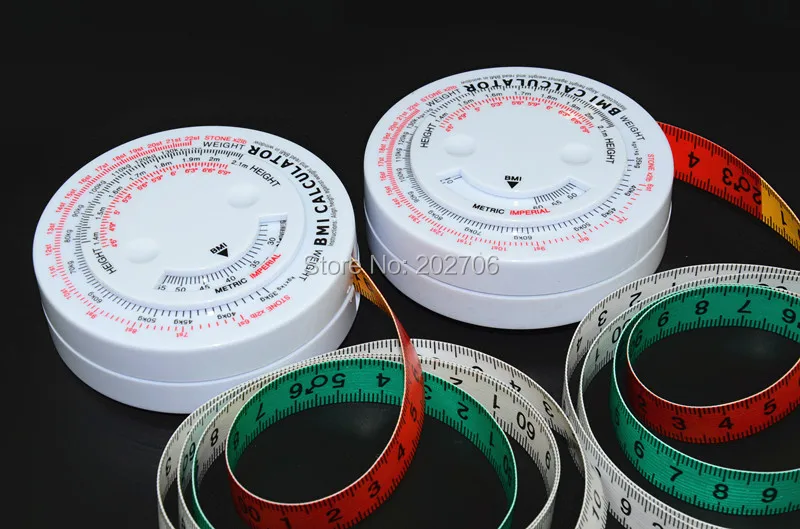 Круглая измерительная лента BMI caculator для тела 50 шт./лот!|tape kapton|tape samsungtape stretching |