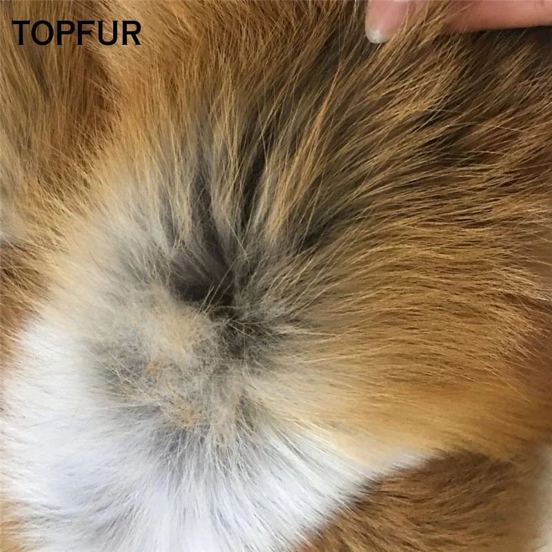 TOPFUR 2018 новый дизайн женское популярное пальто из лисьего меха хит продаж 80 см