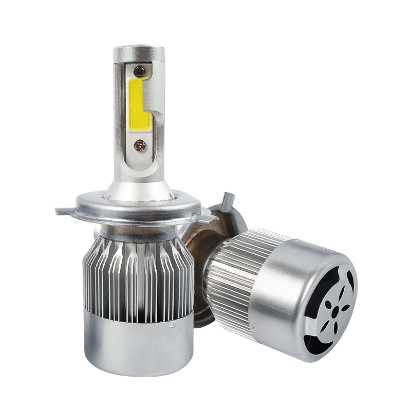 Taitian 2 шт. COB 72 Вт 7600LM 6000 К DC12V Светодиодные фары H1 H4 H7 автомобилей туман лампа H11 9005 9006 Canbus свет лед авто лампы для Toyota