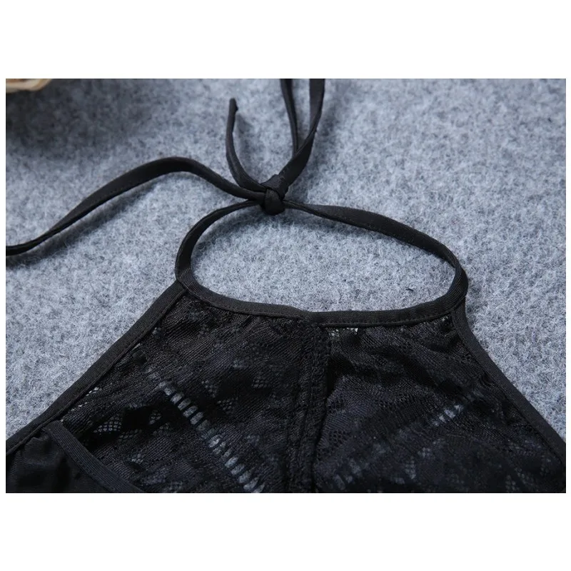 L-7XL Black Plus Size Bikini Set Halter Swimsuit 2 Piece Sexy Hollow Out Detail Beach Swimwear For Women Big Clothes Q3308 | Спорт и