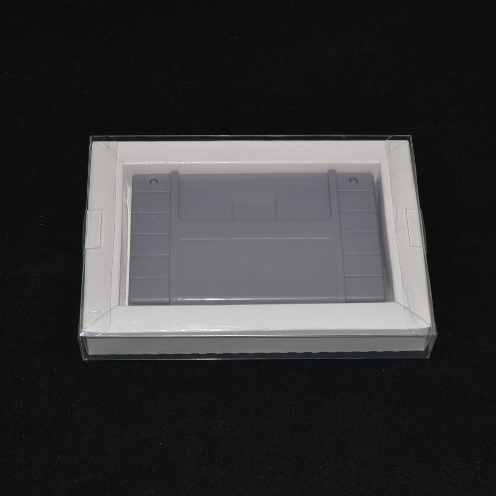 100 PCS Carton Inner Inlay Insert Tray Case retail box Protector box for PAL/ NTSC for S-N-E-S Game Cartridge