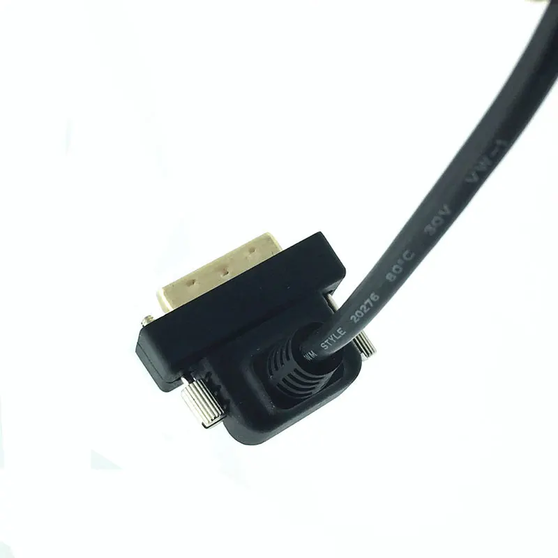 DVI 24 + 5 Female to 1 Male 90 Угловой кабель 0 3 m | Компьютеры и офис
