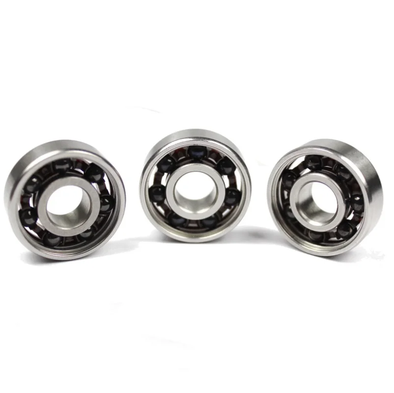 200pcs/lot High Precision 608 bearing Steel hybrid Si3N4 ceramic balls Hand Finger Fidget Spinner bearings 8*22*7 mm | Обустройство