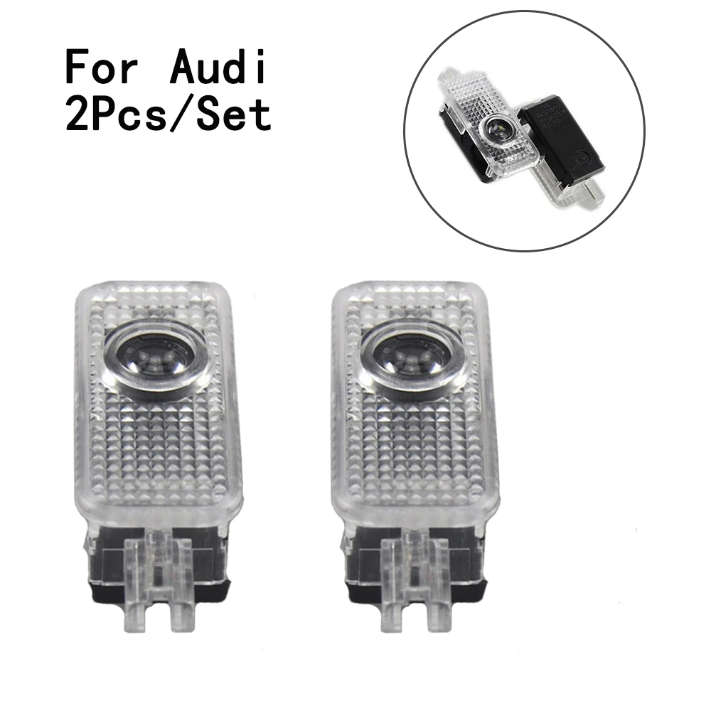 Для Audi A8/A6L/A5/A6/A4L/A3/A4/A1/R8/TT/Q7/Q5/A8/A7/A3/Q3 светодиодная Автомобильная дверная лампа Weclome