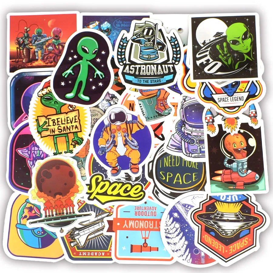 30 шт. Вселенная наклейки Классические игрушки для детей космического