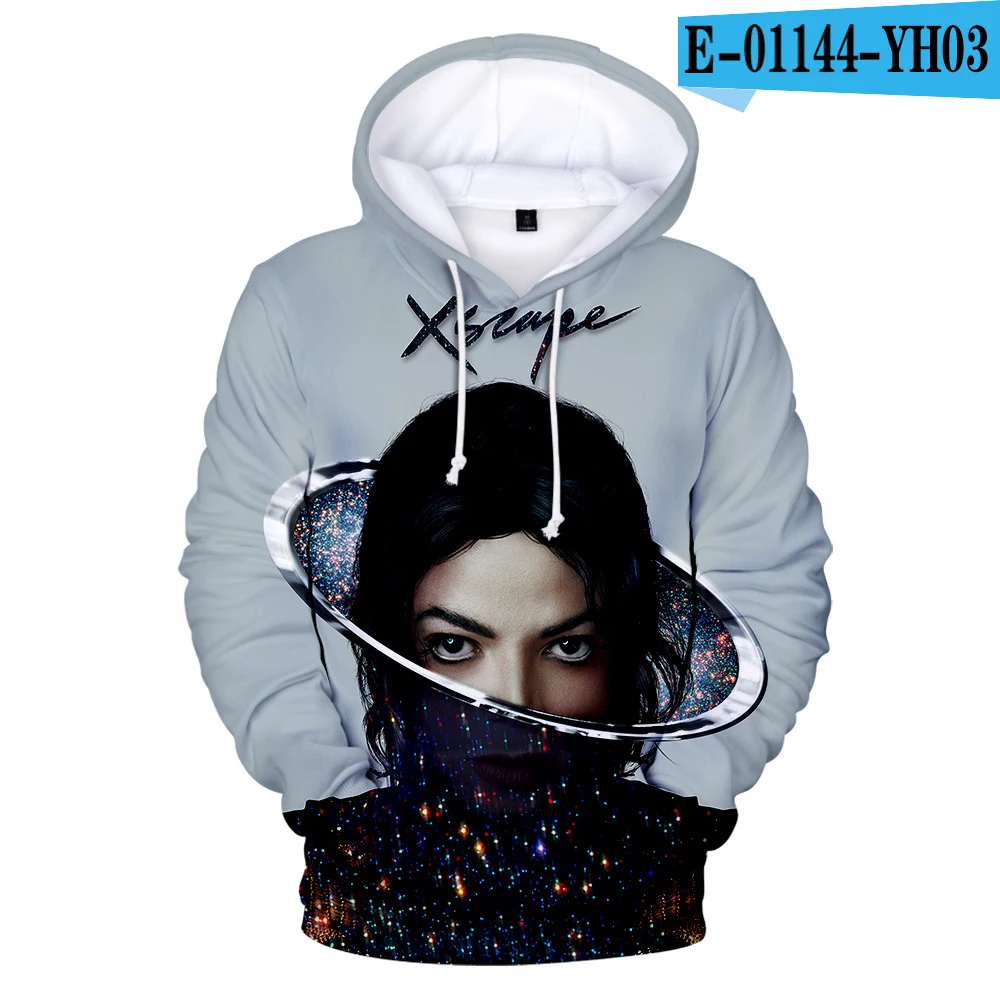 3D Michael Jackson Hooded Sweatshirt Male pullover Keep warm Hoody Singer Michael Jackson Hip Hop Harajuku Men Streetwear - Цвет: 3D