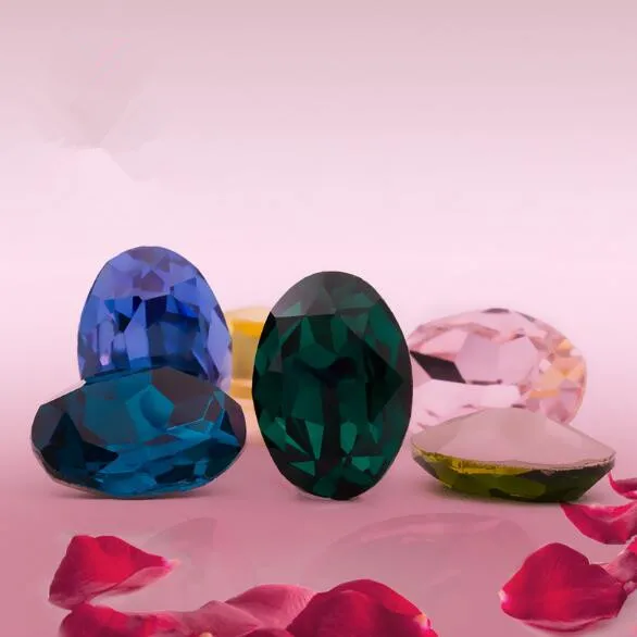 

Высококачественный овальный необычный камень K9 Crystal, много цветов, 10x14 мм 13x18 мм, ювелирный камень с острыми концами