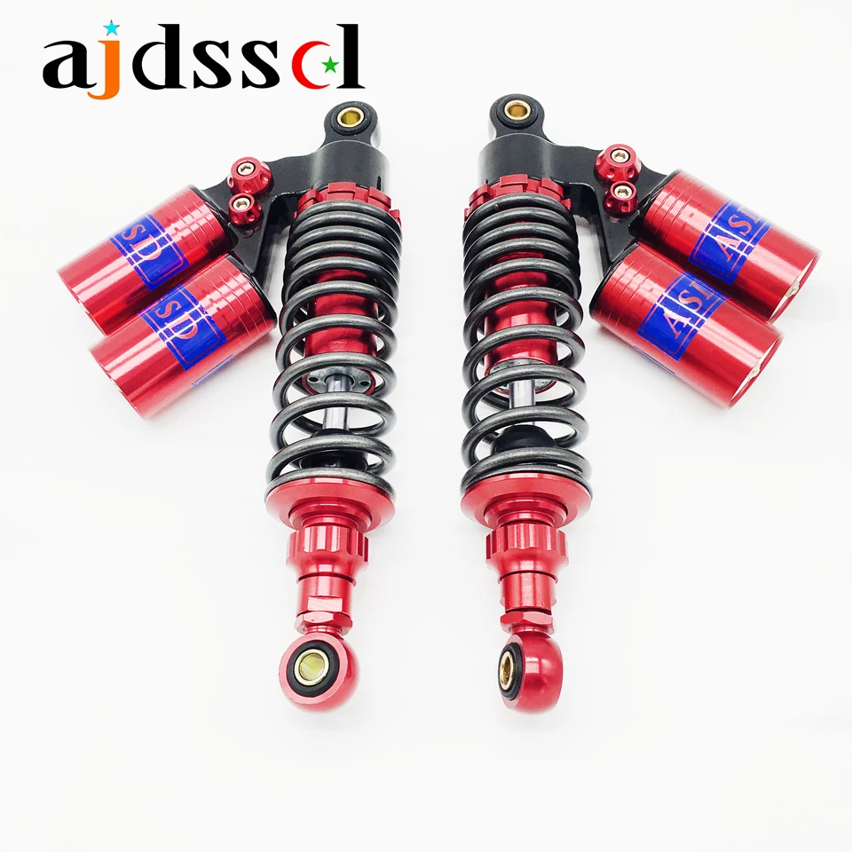 Universal 320mm/12.5'' Motorcycle/Scooter Air Shock Absorbers Sport&Dirt bike Rear Suspension Double Gas Cylinders Spring Damper