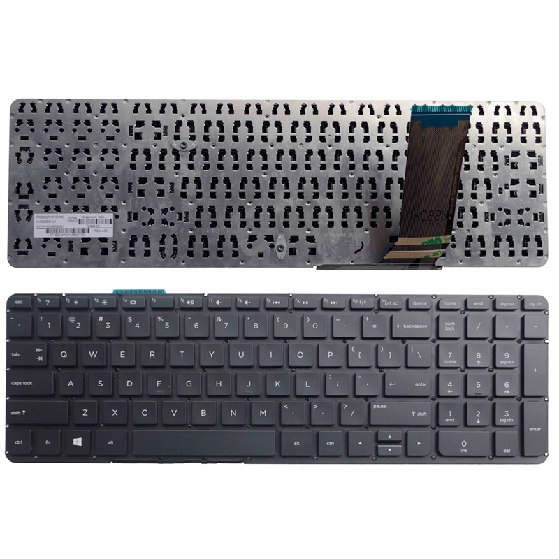 Черная клавиатура для ноутбука HP Pavilion ENVY 15 TouchSmart 15-J000 J029TX J106TX 17T-J000 15T-J000 |