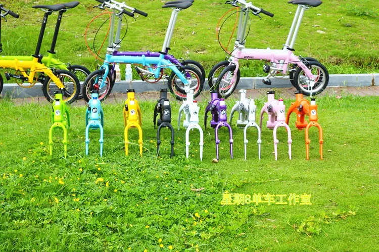 14 дюймов BMX Складная велосипедная Рама 6061 алюминиевый сплав V тормозные рамы с Передней Вилкой 74 мм Задняя рама 85 мм черный/красный/белый/серебристый