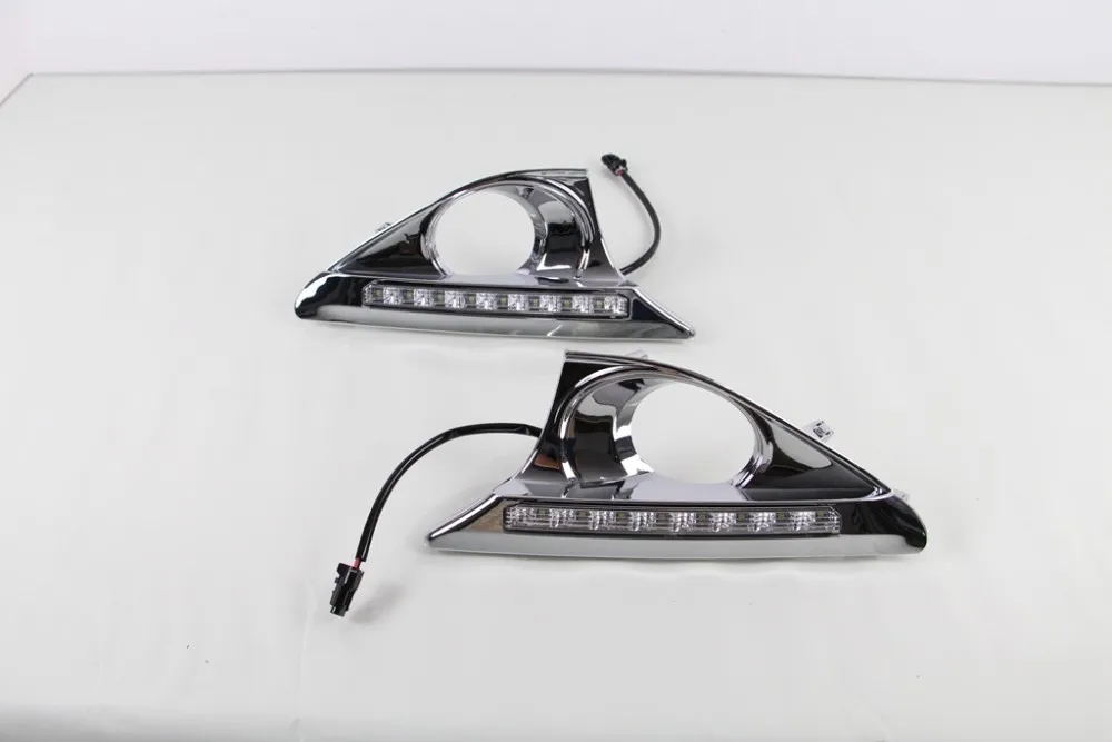Дневные ходовые огни для toyota camry 2011 14 2 шт. 8 светодиодных чипов высокое качество с