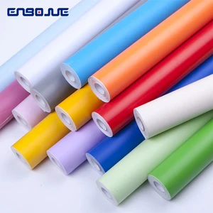 0,4x3 м толстые однотонные обои для детской спальни Виниловые самоклеящиеся матовые декоративные пленки мебель ПВХ водонепроницаемые настенные наклейки