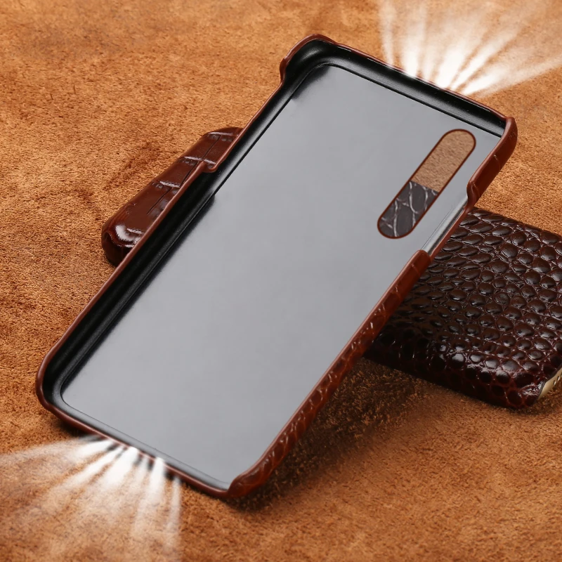 Чехол из натуральной кожи для телефона Huawei P20 Pro Mate 20 P30 Lite p smart 2019 роскошные задние