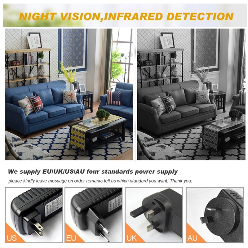 Ip камера Daytech Wi Fi CCTV 1080 P домашняя наблюдения Беспроводная сетевая монитор