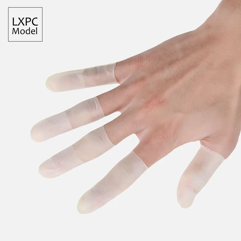 Model coloring tool spray paint protection Rubber finger sleeve Ultra-thin protective gloves |