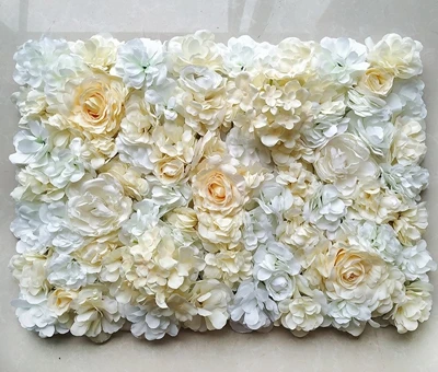 A light champange 40x60 см Шелковый цветок розы Шампанское искусственный цветок для свадебного украшения цветок стены романтическая свадьба Рождество Декорация - Цвет: A light champange