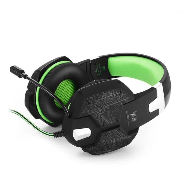 Kotion каждый G1000 игровая гарнитура наушники PC Gamer Игровые с микрофоном свет