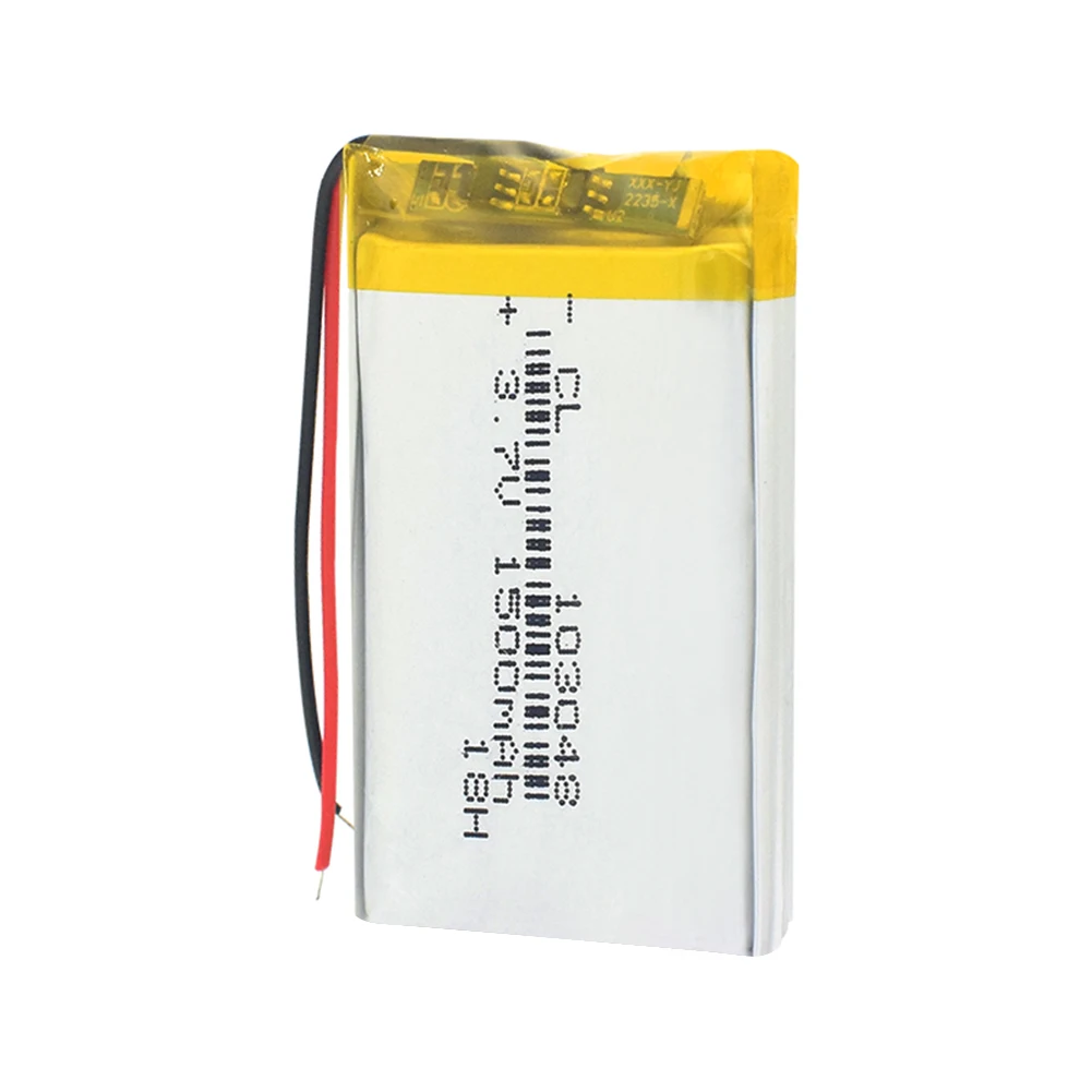 Перезаряжаемый литий-полимерный аккумулятор 1500mAh Li-Po, сменный аккумулятор 103048, самодельный Аккумулятор для MP3 MP4, DVD, динамика камеры