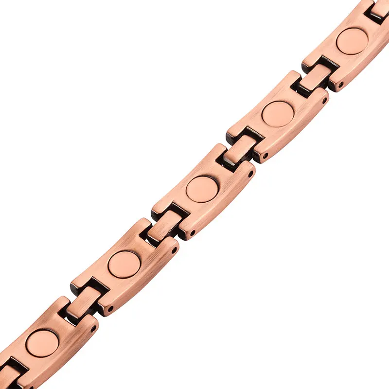Escalus Antique Copper Magnetic Women Bracelets Jewellery Gift Health Present Bio Healing Men Bracelet Bangle Wristband Charm | Украшения и