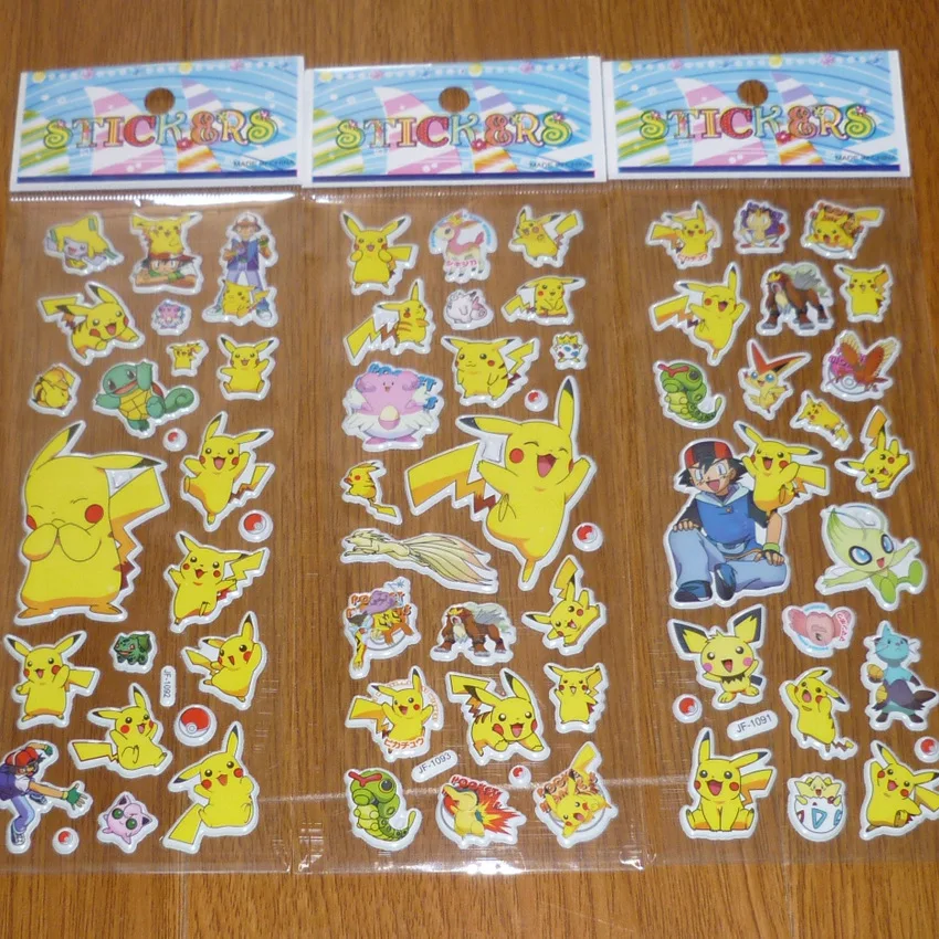 Фото Мультфильм аниме наклейки Покемон для детской комнаты домашний декор дневник Мультфильм аниме наклейки Покемон для детской комнаты домашний декор дневник
